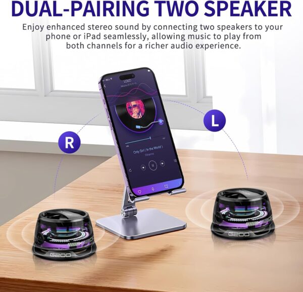 🔊 Mini Parlante Bluetooth G200 – Potencia y Estilo RGB - Image 5