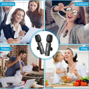 Micrófono Inalámbrico Tipo C – Sonido Nítido y Profesional en tus Grabaciones