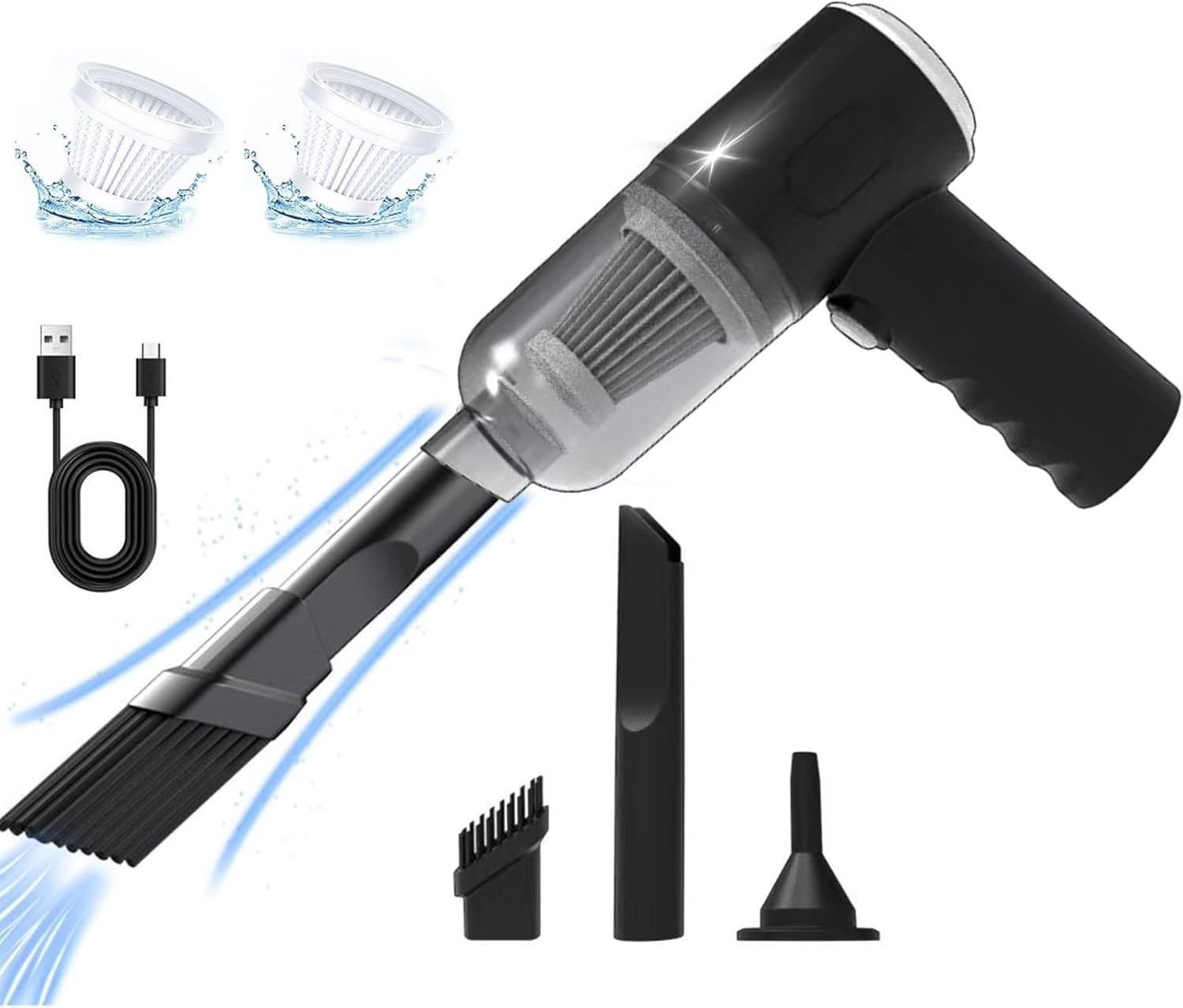 Mini Aspiradora Portátil – Potencia Compacta para una Limpieza Express - Image 2