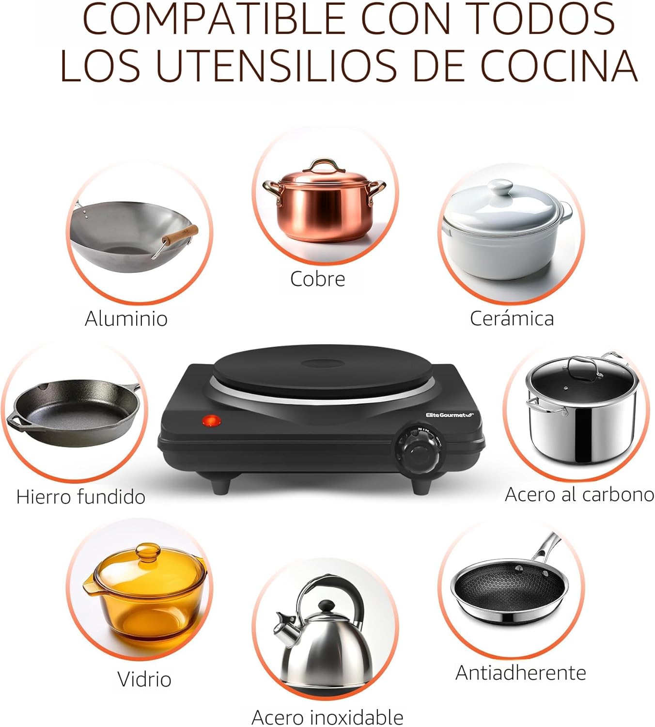 Anafe Eléctrico Portátil – Cociná en Cualquier Lugar, Sin Complicaciones - Image 2